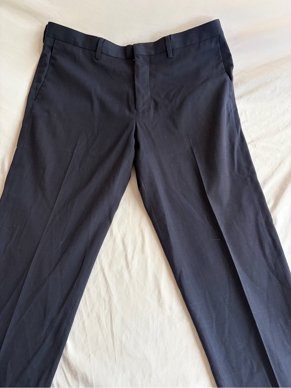 Murano Alex Fit Men’s Dress Pants 36x34 Windowpane Plaid Trousers Slacks